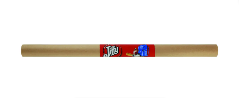 Jiffy- Brown Narrow Ribbed Virgin Kraft Roll 480mm x 5m @ 40gsm x 4