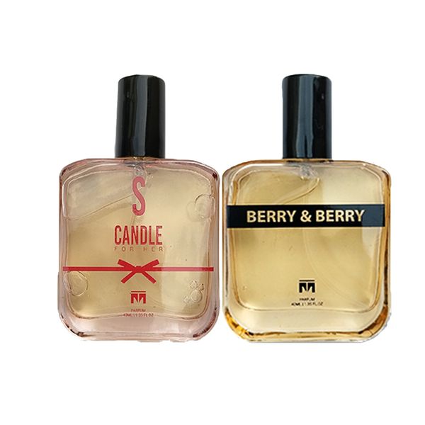 Berry &amp; Berry 40ml and S- Candle 40ml Perfume Combo