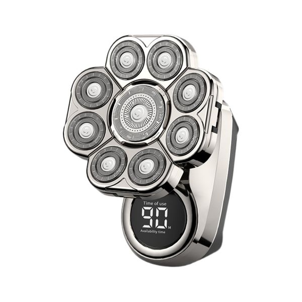 9D Electric Shaver for Bald Men, 5-in-1 Wet/Dry Grooming Kit Shaver