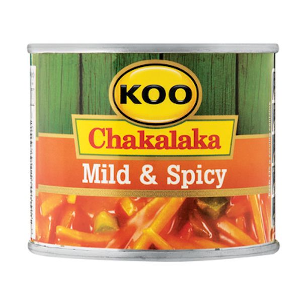 Koo Mild And Spicy Chakalaka - 12 x 215g