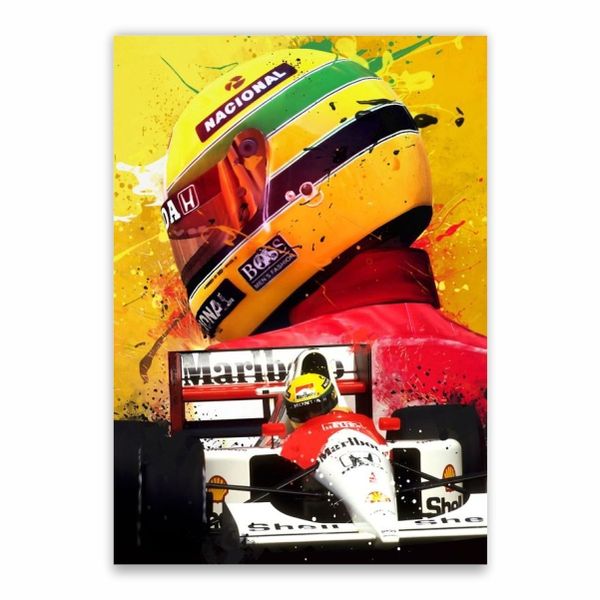 Ayrton Senna Legend Poster - A1