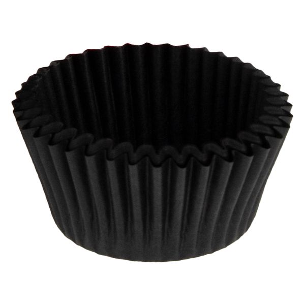 Regent Cake Cups Black Glassine Paper 50 Pack - (50 x 32.5mm)