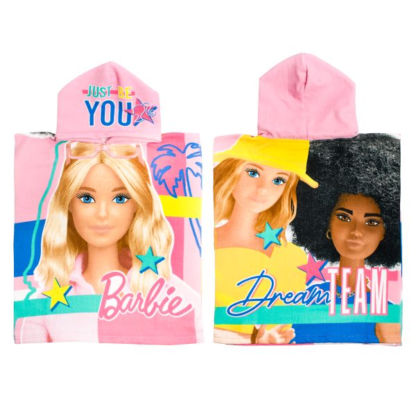 Barbie by Mattel Official Licensed Hooded Kids Beachn Pool Towel