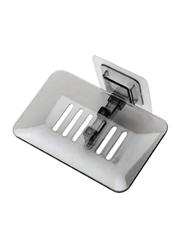 SelfDraining Soap Dish Shower Soap Tray Self Adhesive Bar Soap Holder