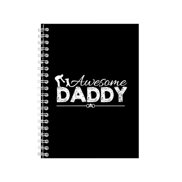 Awesome daddy Notebook Dad Gift Idea Writing Book A4 Notepad Pad 23