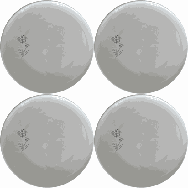 Western Cape Fynbos Side Plate Set of 4 - Range 4