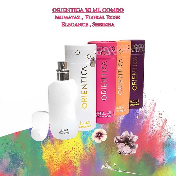 Mumayaz - Floral Rose - Elegance - Sheikha by Orientica - 4x30ml Combo Set