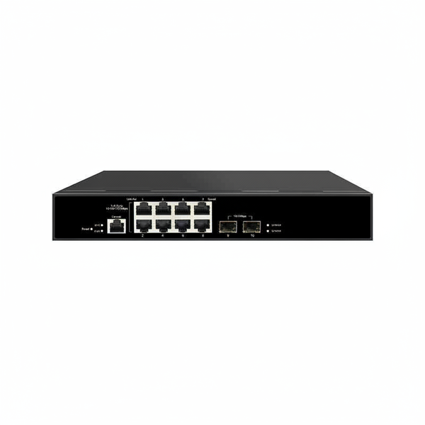 8-Port PoE Managed Switch for IP Cameras and VoIP Phones