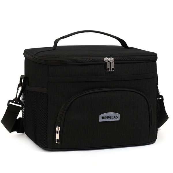 Brivilas Large Square Leakproof Thermal Insulated Lunch Cooler Bag - 14L