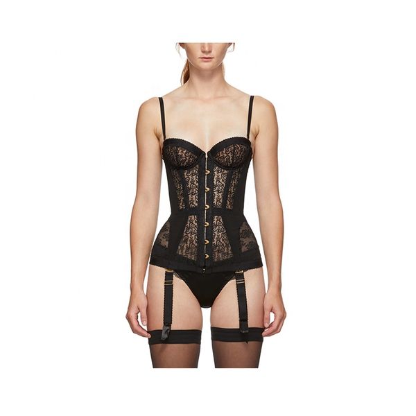 Body Shaper Waist Trainer Black Lace1 X