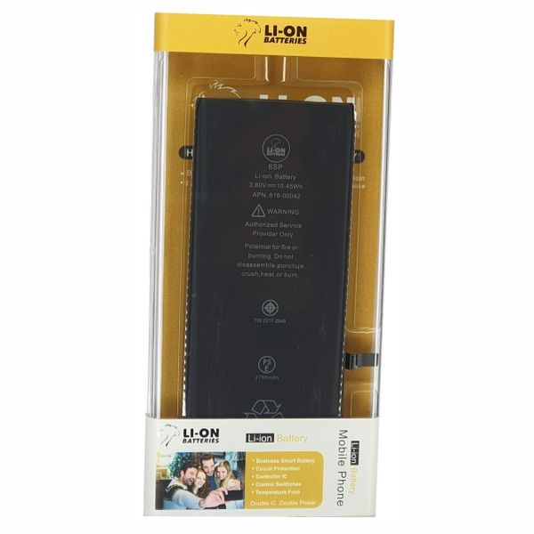 Lion Battery for iPhone 6S+ 6S Plus - 2750mAh - High Capacity Cell