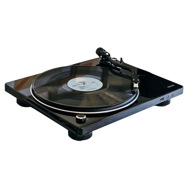 Denon DP-450USB Premium Belt-Driven Hi-Fi Turntable - Black