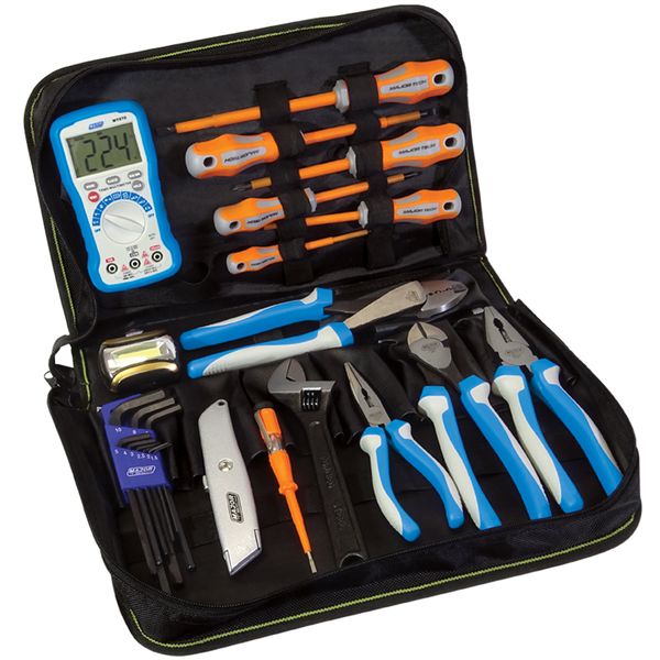 Major Tech ToolKit with Digital Multimeter (TKE1208)