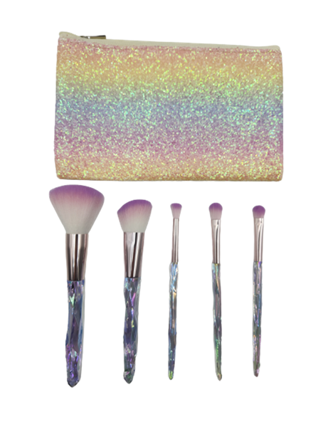 Makeup Brush Set - Purple
