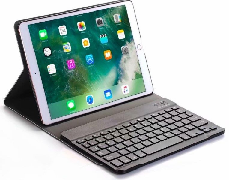 TUFF-LUV Backlit Bluetooth Keyboard case for Apple iPad Mini 5 - Black