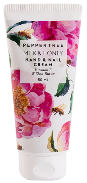Pepper Tree Milk &amp; Honey Hand &amp; Nail Cream 50ml