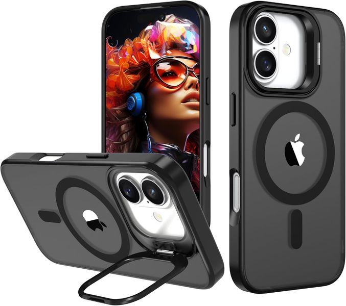 Camera Stash Stand MagSafe Phone Case Compatible with iPhone 17 Pro Max
