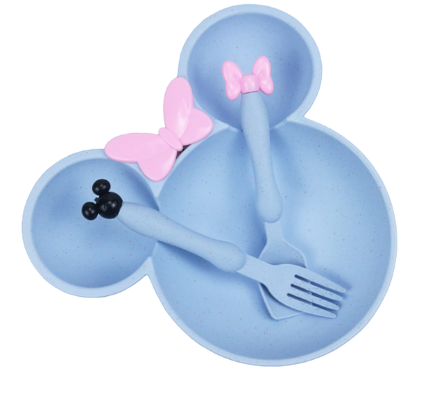 Kids Cartoon Bowl Tableware Set - 3 Piece