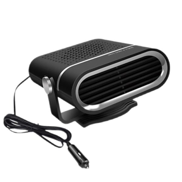 Auto Vehicle Heater/Demister Fan - Black