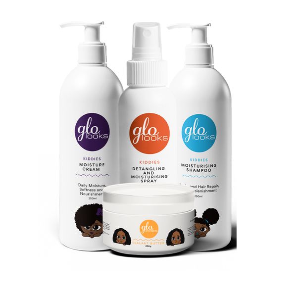 Glolooks Kiddies Ultimate Hair Care and Hair Growth Combo (Afro &amp; Curly)