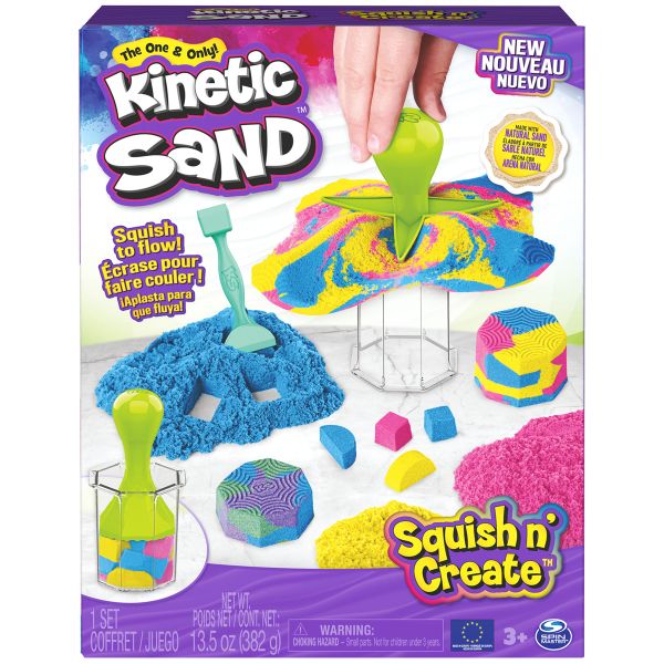 Kinetic Sand Squish N' Create Playset - PT88653