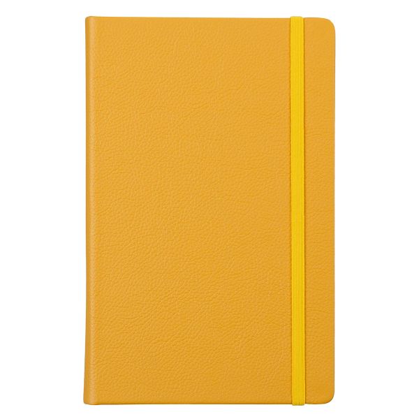 Leatherpress Butter Yellow Genuine African Leather Notebook