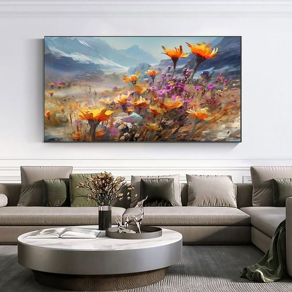 Canvas Wall Art - Wildflower Symphony - 0330