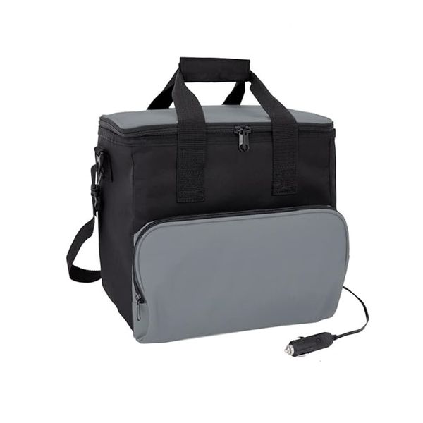 Portable Electric Collapsible Cooler Bag (15L Capacity) with 12V DC Cable
