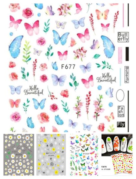 Nail Art Stickers - Self-Adhesive Nature