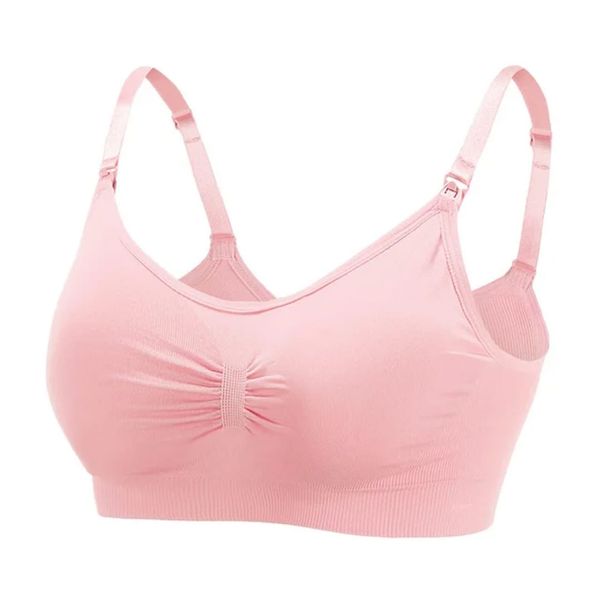Hands free pumping bra