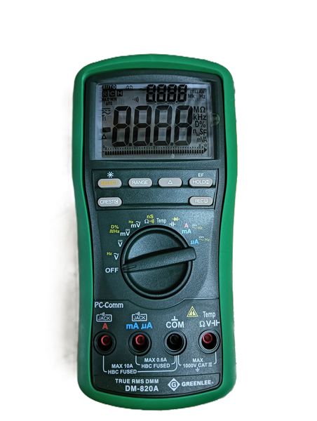10,000-Count Digital Multimeter, 1000V, 10A (DM-820A)