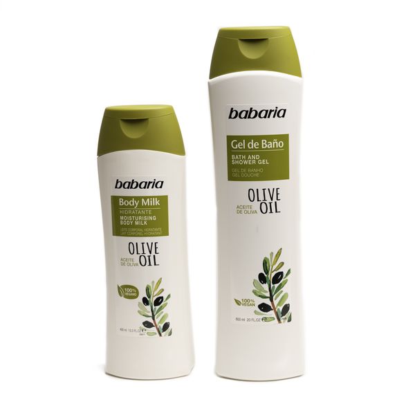 Babaria Bath and Shower Gel &amp; Moisturising Body Mil