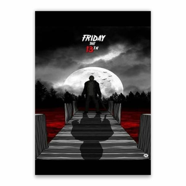 Friday The 13th Cartoon Poster - A1