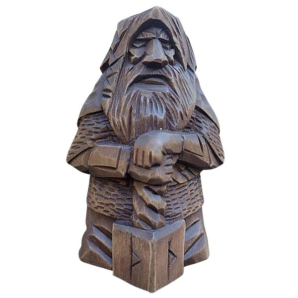 Decor Nose Viking Mythology Odin Sculpture - 10cm