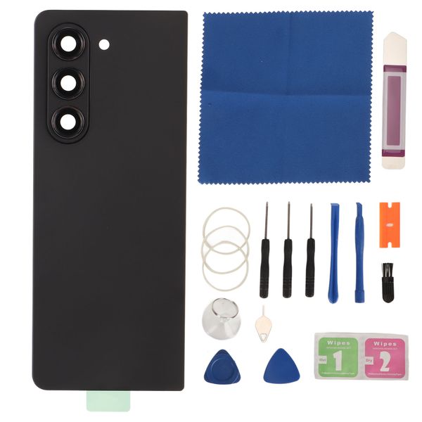 Z Fold 5 Back Glass Black w/Tape