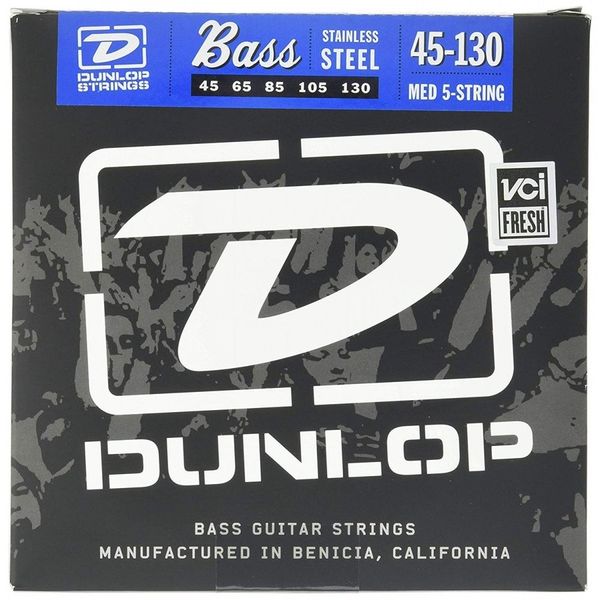 Dunlop Steel Bass Strings Medium 5 String