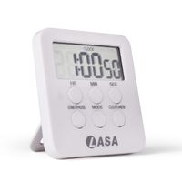 LASA Kitchen Timer Digital Clock Loud Alarm
