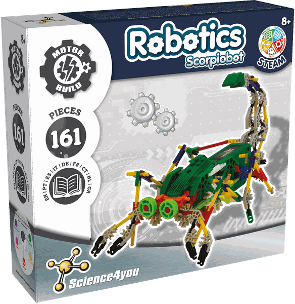 Science4you - Scorpiobot Kit - Build &amp; Play STEM Robot, Ages 8+