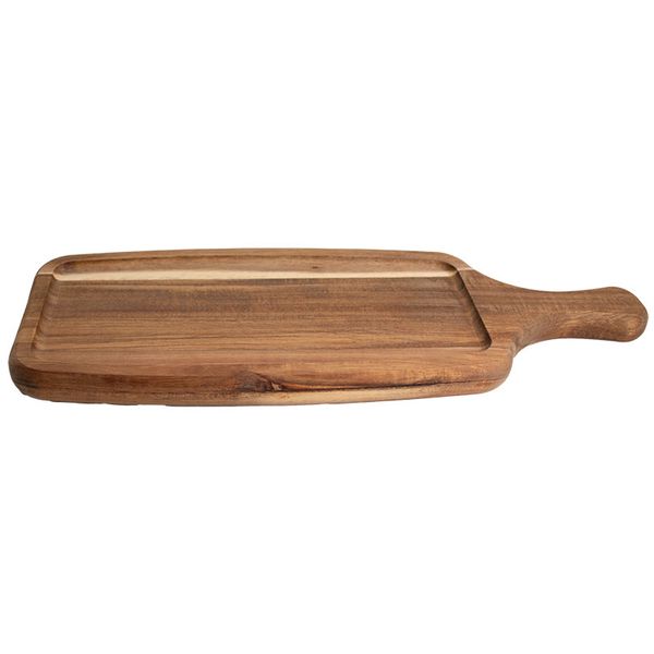 Regent Acacia Paddle Cutting &amp; Serving Board Reversible - 440 x 165 x 25mm