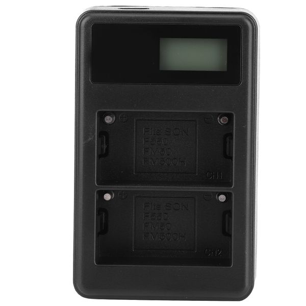 Dual NP-F550 Charger with LCD