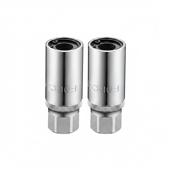 Force 1/2 Inch Drive 6mm Stud Extractor Tool for Damaged Studs - 2 Pack