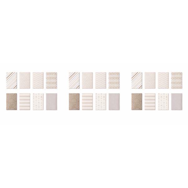 50 Piece - Vintage Craft Paper Collection - Cream