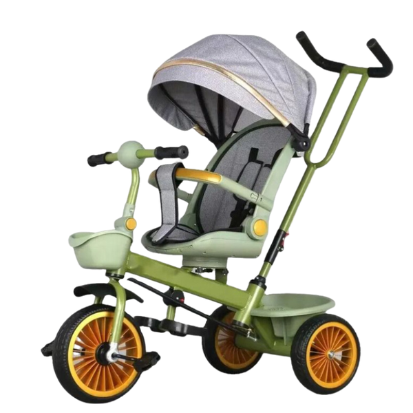 4 in 1 Multifunctional Children's Push Umbrella Tricycle