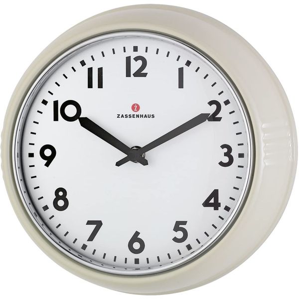 Zassenhaus Pastel Analogue Kitchen Wall Clock
