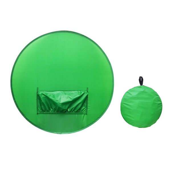 142cm Round Green Screen Backdrop For Video Chats