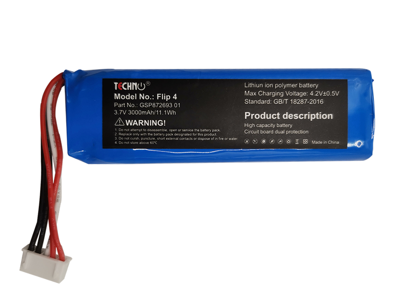 Techno 3000mAh Replacement Battery for JBL Flip 4, Flip 4 Special Edition
