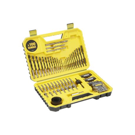 Dewalt 100 best sale drill bit set