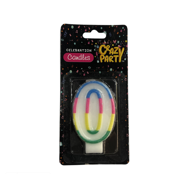 Birthday Candle Age 0 Clr