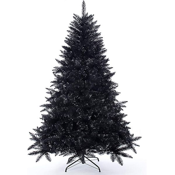 Aqua Artificial Christmas Trees, Black Gradient Spruce Tree for Home,Office