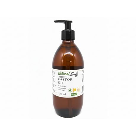 100% Pure Cold-pressed Hexane Free Premium Castor Oil -500ml-Hair,Skin Care Image